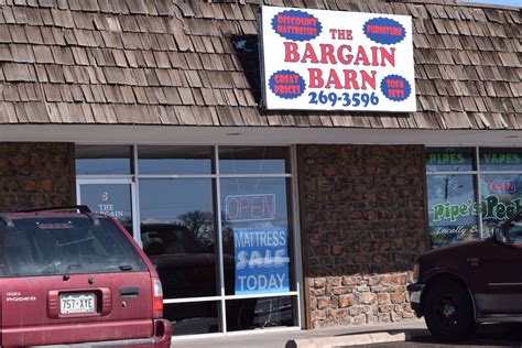 Bargain barn - Bargain Barn was a fun find! Many interesting items and friendly staff. It's not air conditioned so browsing on a cooler day makes for a more pleasant experience. Helpful 0. Helpful 1. Thanks 0. Thanks 1. Love this 0. Love this 1. Oh no 0. Oh no 1. 1 of 1. 2 other reviews that are not currently recommended. You Might Also Consider. Sponsored. Stacy Williams …
